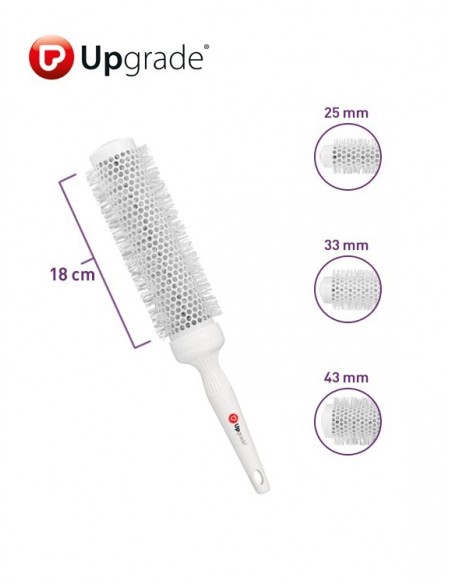 Perie cilindrică lungă păr 25 mm – UPGRADE