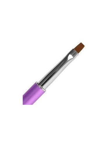Pensula pentru gel cu cristale si capac, purple P4