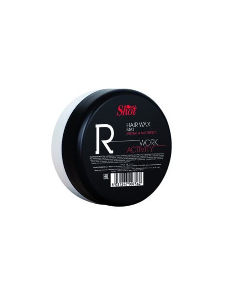 Ceara pentru par WAX MAT Shot -R, 100ml