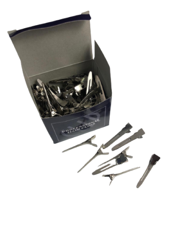 Set 100 clipsuri metalice mici
