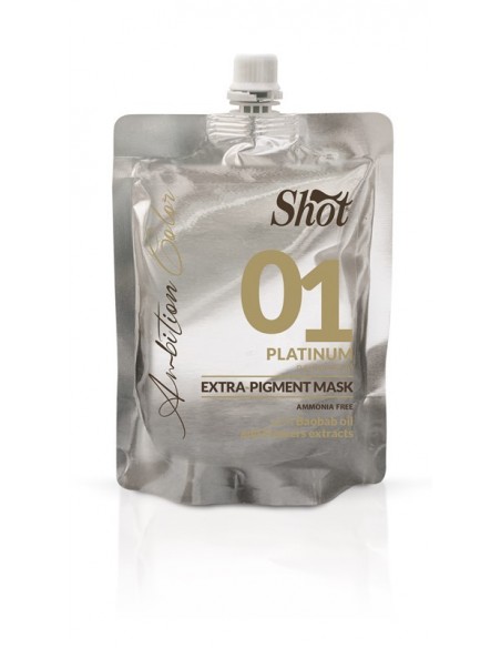 Masca coloranta EXTRA PIGMENT 200 ml - 01 Platinum