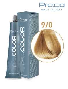 Vopsea de par profesional PRO.COLOR 100 ml - Pro.Co - 9/0 BLOND EXTRA DESCHIS