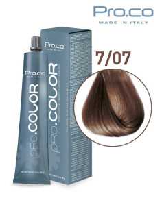 Vopsea de par profesionala PRO.COLOR 100 ml - Pro.Co - 7/07 TUTUN