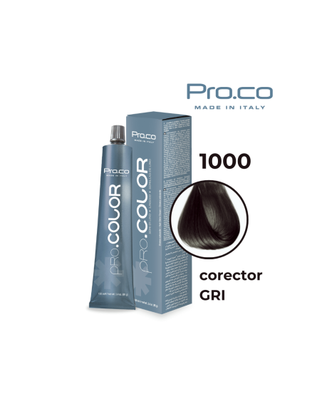 Vopsea de par profesionala PRO.COLOR 100 ml - CORECTOR GRI