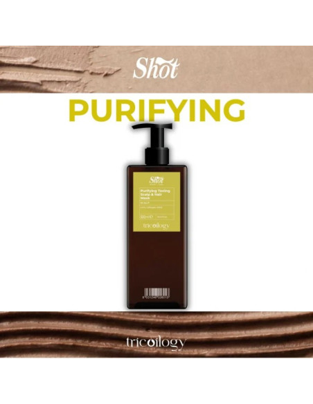 Mască tonifiantă purifiant pentru scalp TRICOILOGY SCALP PURIFYING – Shot – 500 ml