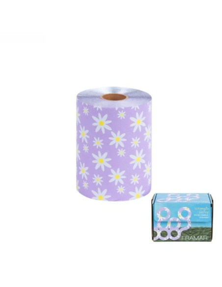 Folie de aluminiu colorata 98 m - Framar Embossed Roll Whoopsie Daisy