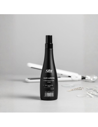 Termoprotector păr împotriva plăcii, ondulatorului, uscătorului și razelor solare