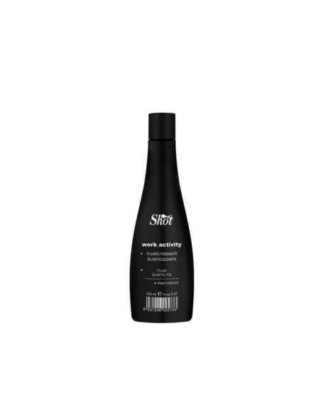 Soluție modelatoare păr cu efect Wet Look- Fluid Elastic Fix- Shot Work Activity - 150 ml