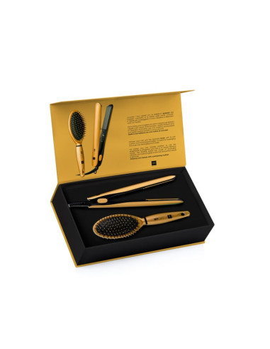 Set cadou LOVELY: placa + perie par - AURIU REGAL