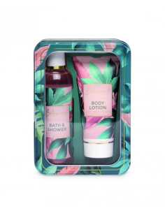 Set cadou femei Botanical Wellness - GREEN - pentru corp (gel dus + lotiune corp)