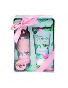 Set cadou femei Botanical Wellness - PINK - pentru corp (gel dus + lotiune corp)