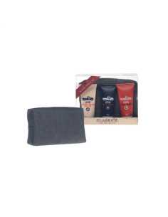 Set cadou barbati Classic TRAVEL KIT, (gel fata + gel de dus + aftershave + borseta) 2