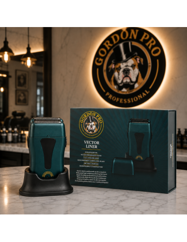 Set combo masini tuns frizerie Gordon Vector Line PRO Green: clipper + trimmer + shaver