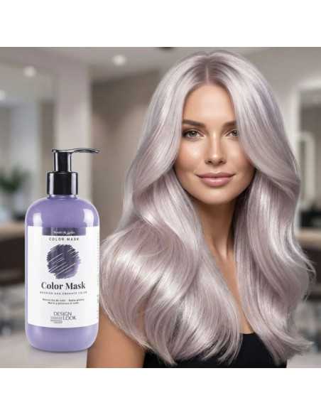 Masca coloranta pentru par Design Look - 300 ml - BLOND PLATINAT