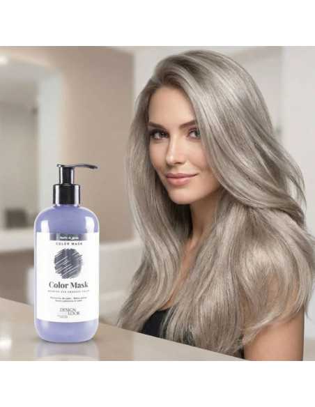 Masca coloranta pentru par Design Look - 300 ml -BLOND CENUSIU