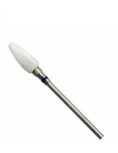 Cap de freza (Bit) conic,din ceramica, pentru gel, duritate medie, albastru TORCH M