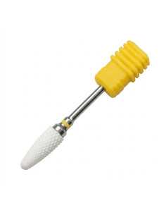 Cap de freza (Bit) conic, din ceramica, pentru gel, duritate mica , galben